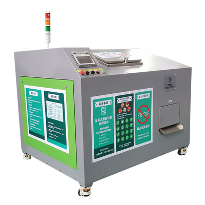 100KG / D Mesin Pengomposan Limbah Makanan Kebisingan Rendah Diam Dapur Kompos Grinder Shredder