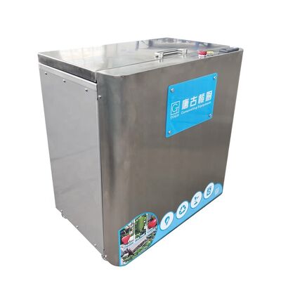 Kotak Kayu Mesin Penghapus Limbah Pangan Listrik Otomatis 10KGD Filter Udara Home Composter
