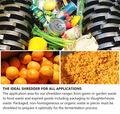 Bubble Film Corner Wrap Universal Organic Waste Crusher Gear Bearing Core Components for Fruit Vegetables Food Waste Pengolahan limbah organik